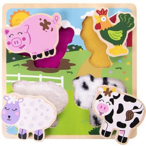 Professor Poplar&#39;s Farm Friends Texture Puzzle