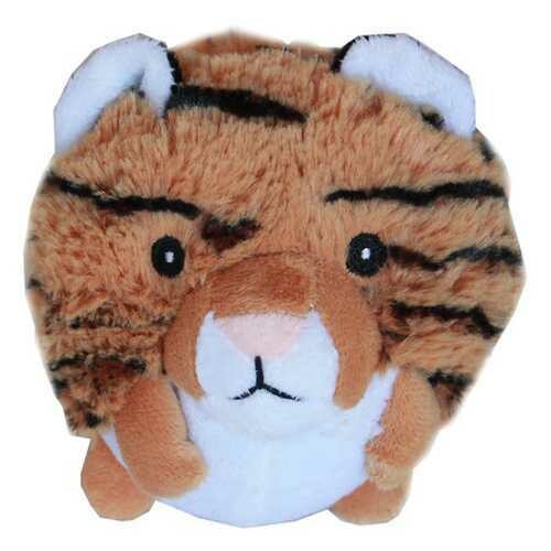 Roundimal Squeaky Dog Toy Tiger