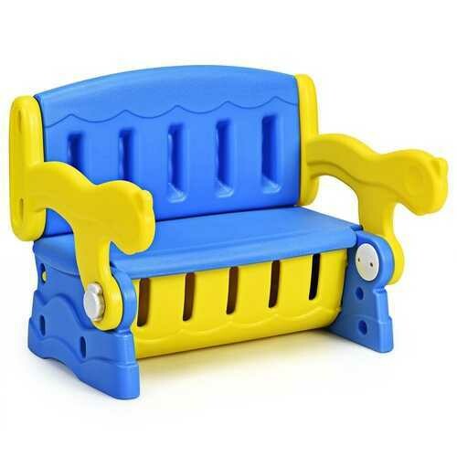3-in-1 Multifunction Armchair Toddler Seat Kids Learning Table