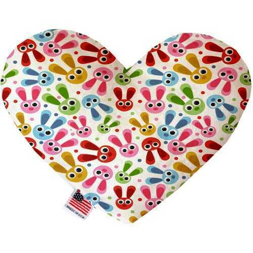 Funny Bunnies 8 inch Heart Dog Toy