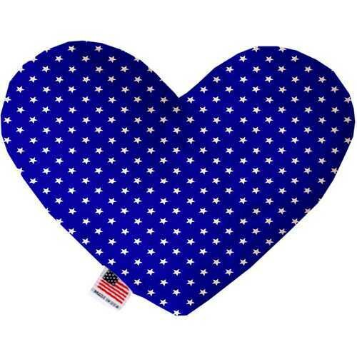 Blue Stars 6 inch Heart Dog Toy