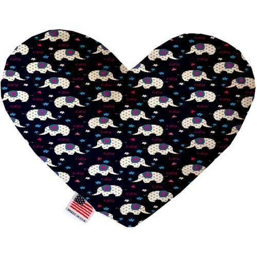 Baby Elephants 8 inch Heart Dog Toy