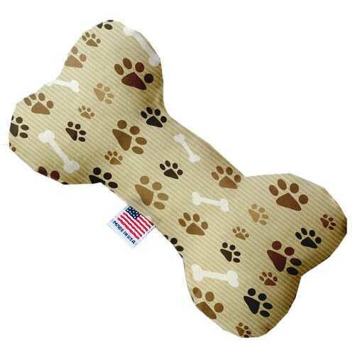 Mocha Paws and Bones 6 inch Bone Dog Toy