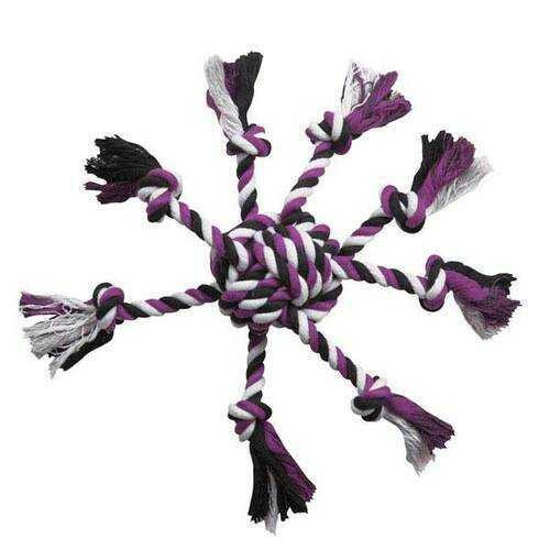 Zanies Crazy Eight Rope Dog Toy - Purple