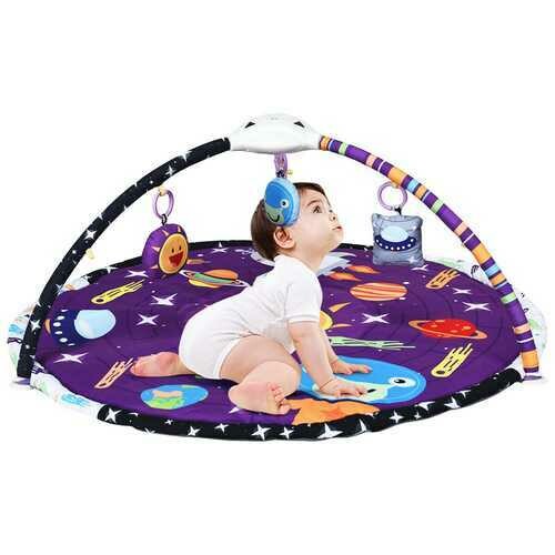 Baby Gym Educational Play Mat with Hanging Toys