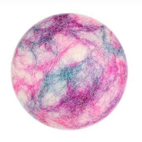 Wooly Wonkz Woodland Dog Toy - Pink Stone Ball