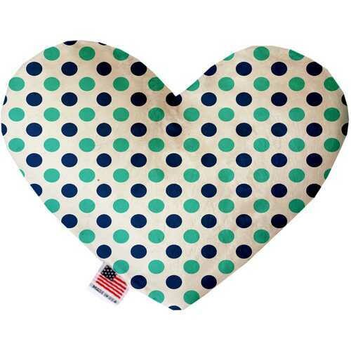 Aquatic Dots 6 Inch Heart Dog Toy