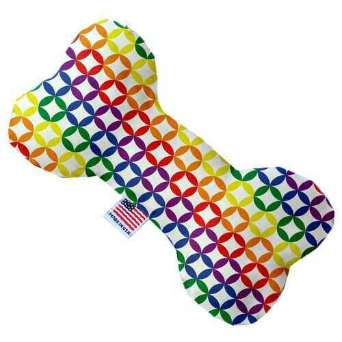 Rainbow Bright Diamonds 10 inch Bone Dog Toy