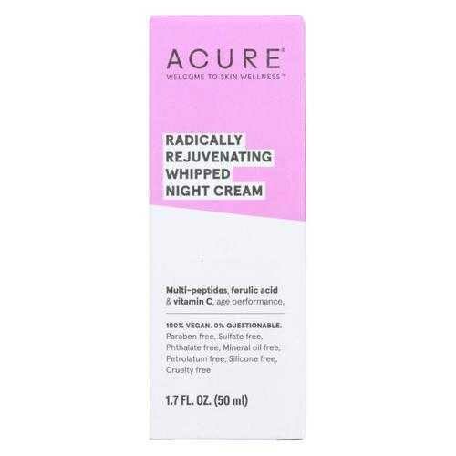 Acure - Whipped Night Cream - Radically Rejuvenating - 1.7 fl oz.