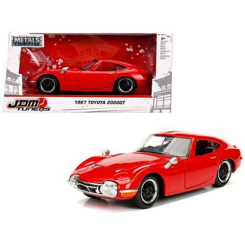 1967 Toyota 2000GT Coupe Red &quot;JDM Tuners&quot; 1/24 Diecast Model Car by Jada