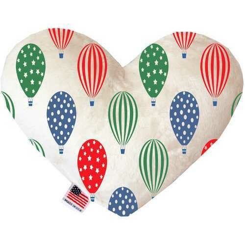 Hot Air Balloons 8 Inch Heart Dog Toy