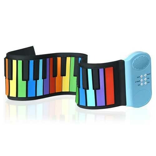49-key Roll-up Piano with Support Earphone