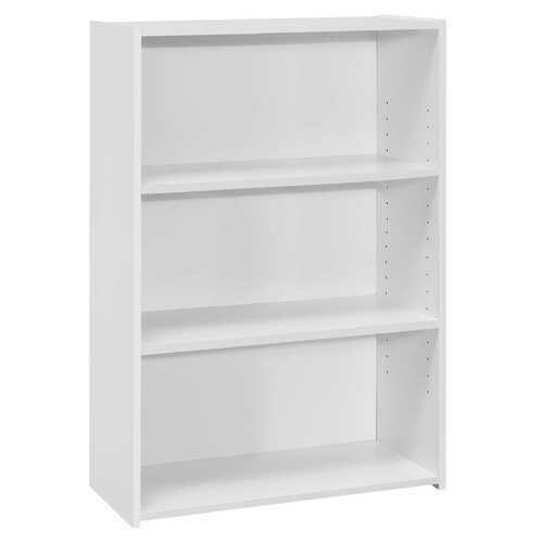 11.75&quot;x 24.75&quot;x 35.5&quot; Bookcase White With 3 Shelves