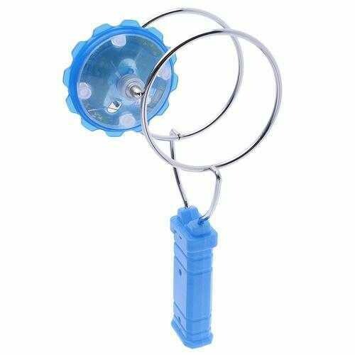 Light Up Magnetic Gyro Spinning Wheel Blue