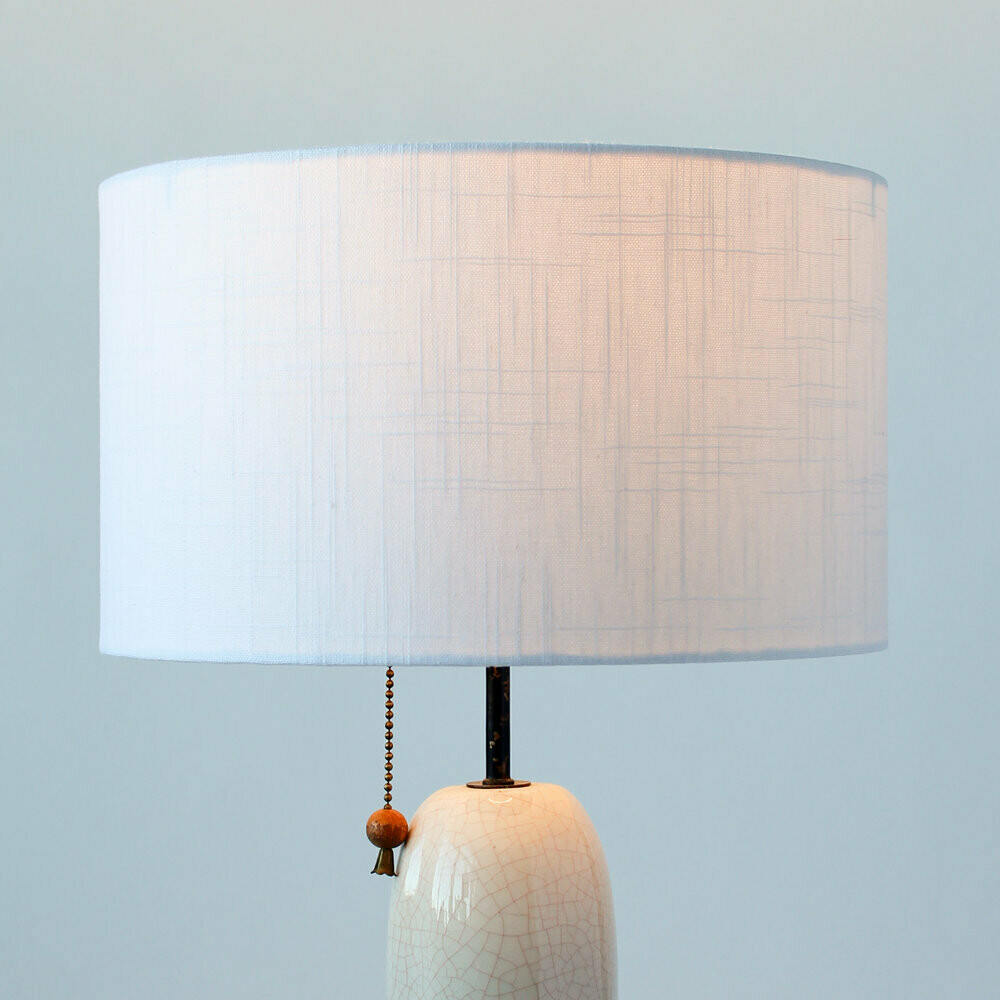 White Textured Linen Shade- Custom Montreal Design