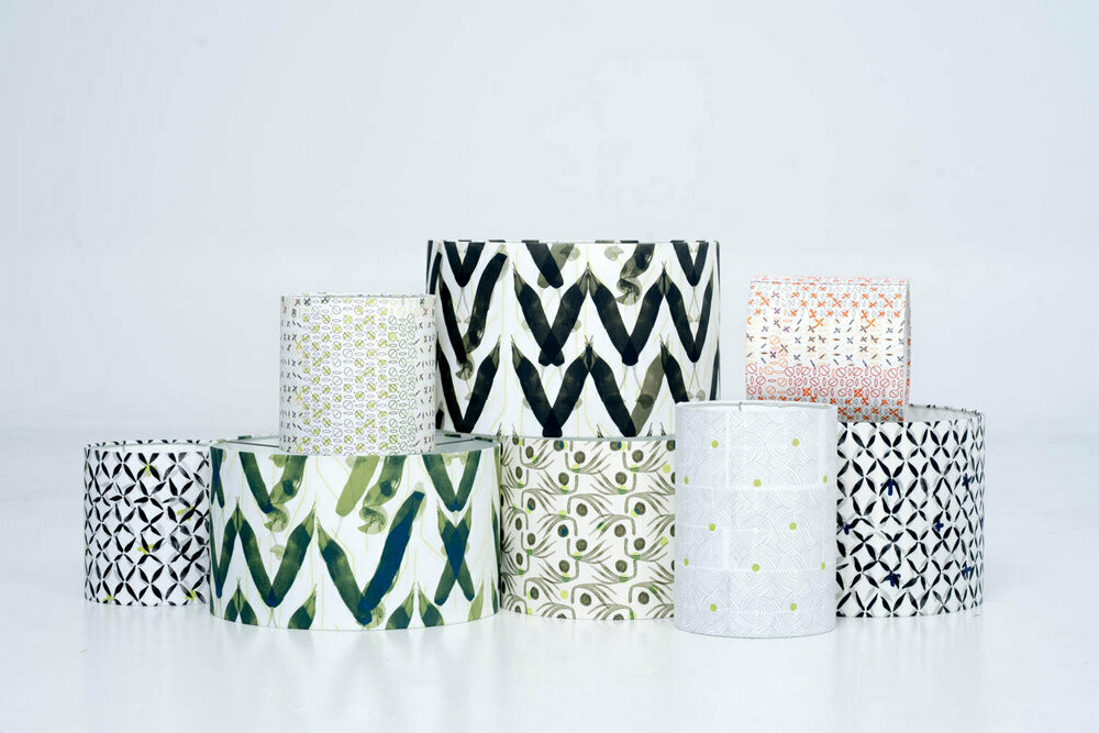 Handcrafted Linen Cotton Lampshade in Eddy | Dawn- Custom Montreal Design