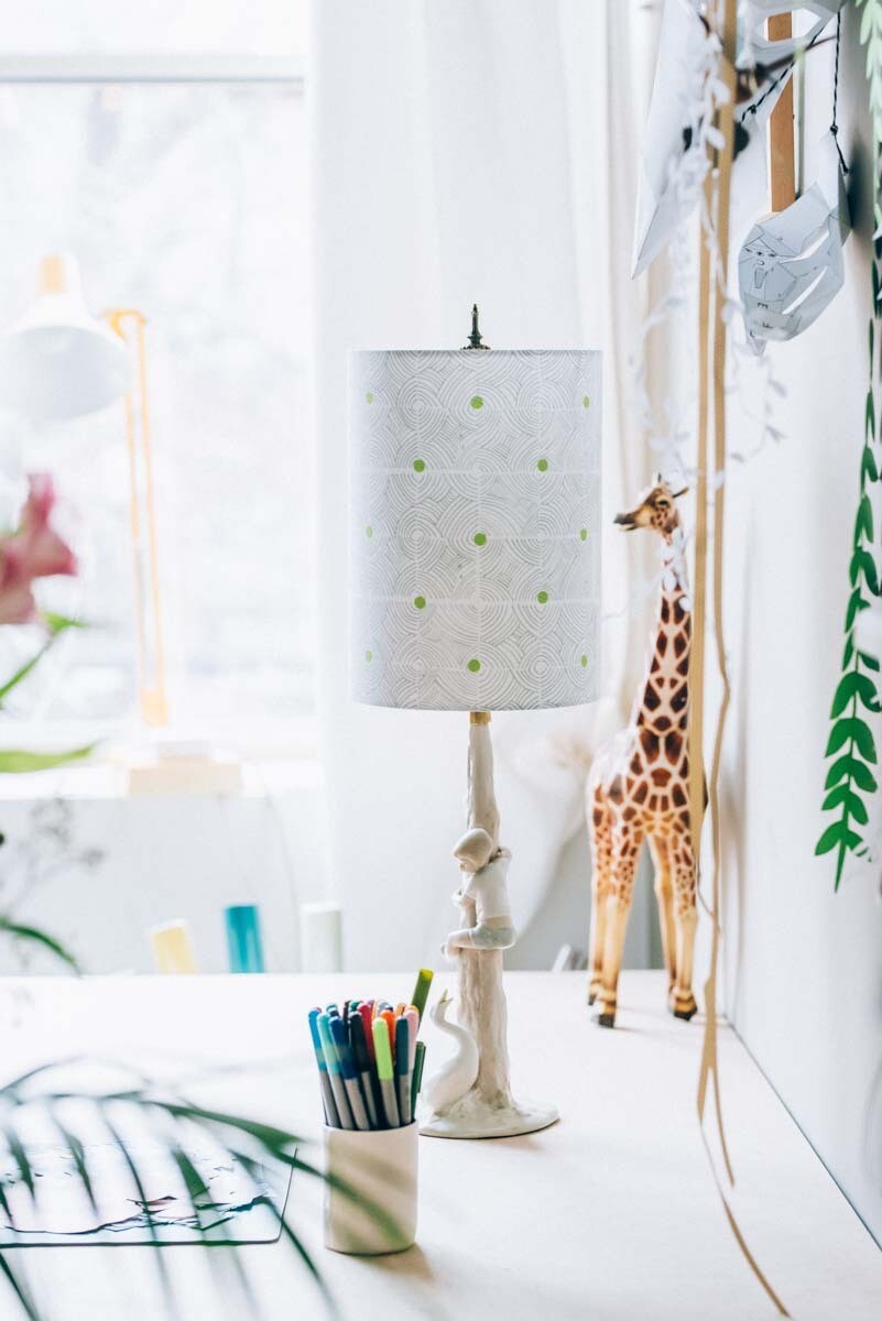 Lamp Shade in Eddy | Dusk- Custom Montreal Design