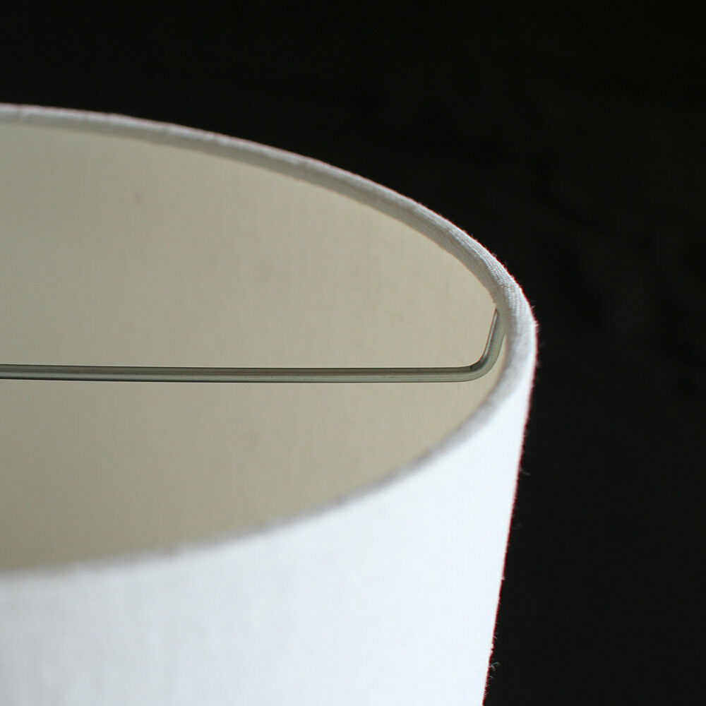 Handcrafted Linen Cotton Lampshade in Ficus | Pause- Custom Montreal Design