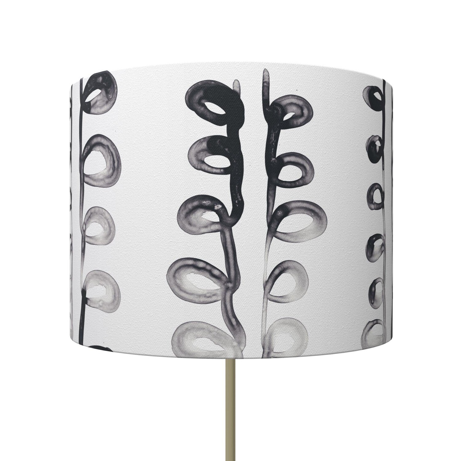 Handcrafted Linen Cotton Lampshade Loop Vertical | Winter Sun- Custom Montreal Design