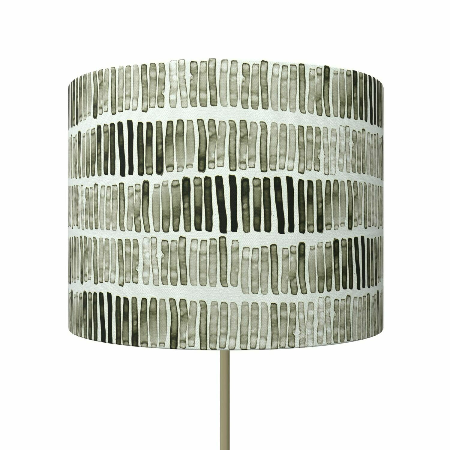 Handcrafted Linen Cotton Lampshade in Mown | Pause- Custom Montreal Design