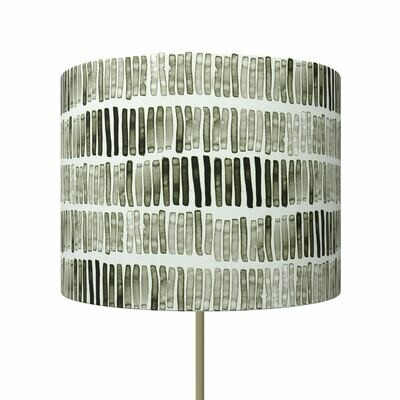 Handcrafted Linen Cotton Lampshade in Mown | Pause- Custom Montreal Design