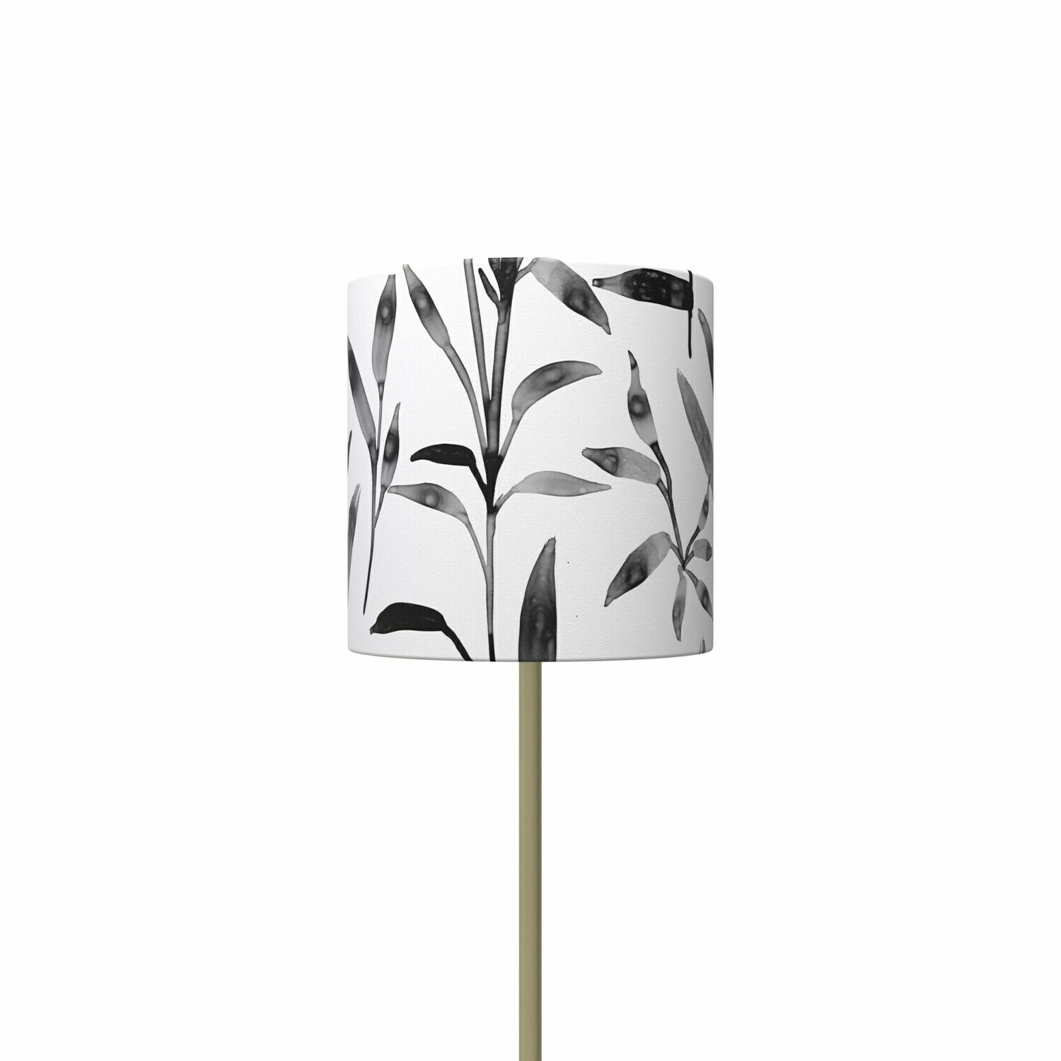 Handcrafted Linen Cotton Lampshade in Ficus | Pause- Custom Montreal Design