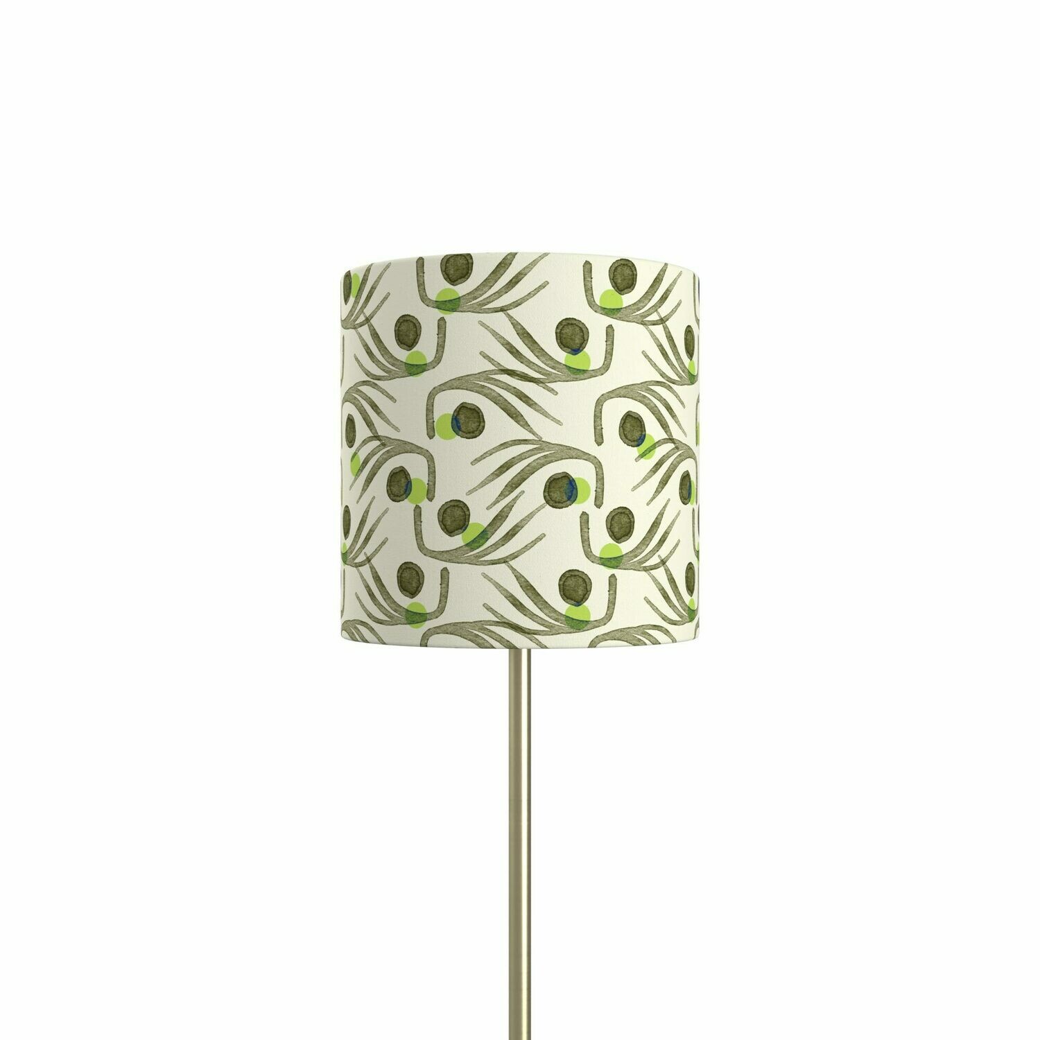 Handcrafted Linen Cotton Lampshade in Whiskers | Dusk- Custom Montreal Design