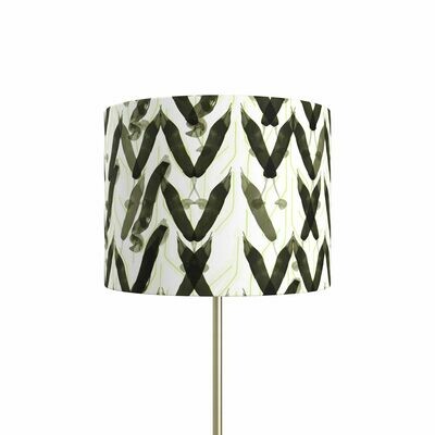 Handcrafted Linen Cotton Lampshade in Milkweed | Dusk- Custom Montreal Design