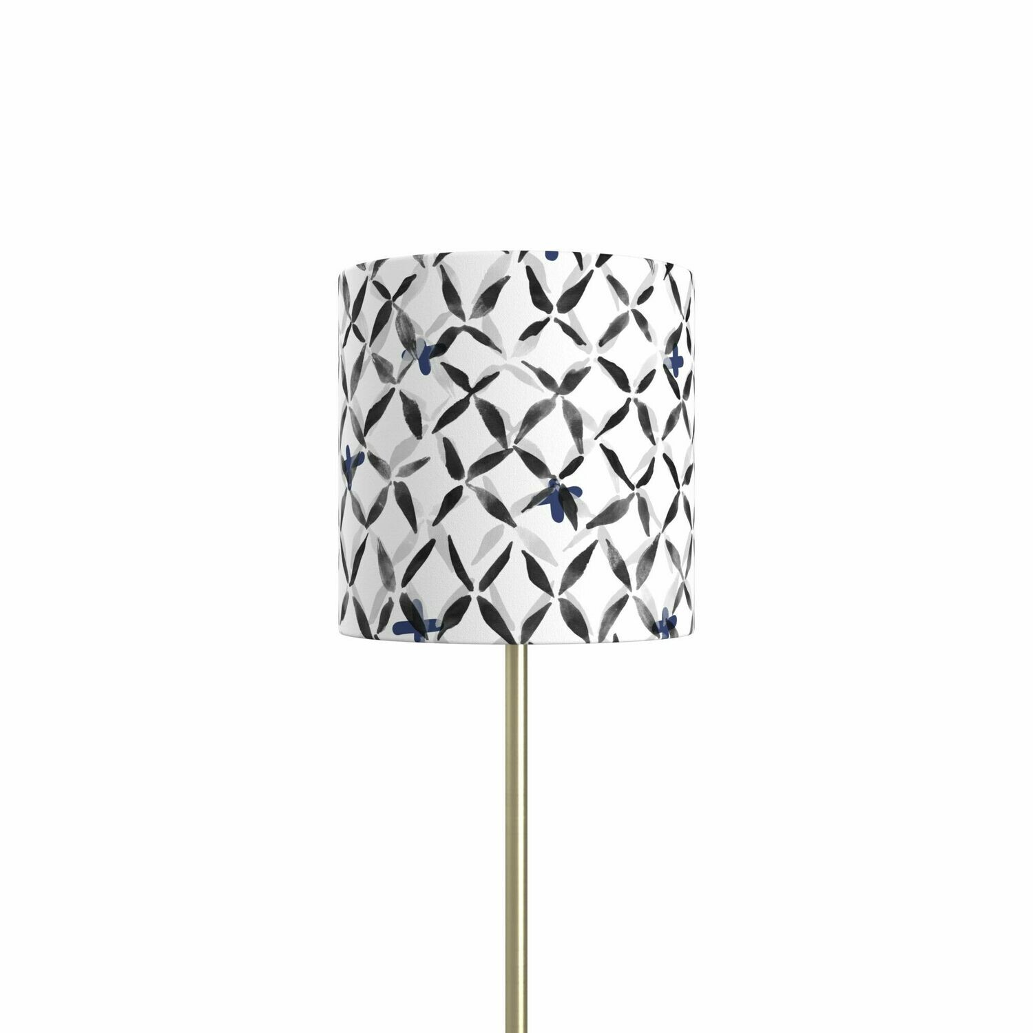 Handcrafted Linen Cotton Lampshade in Chainlink | Dusk- Custom Montreal Design
