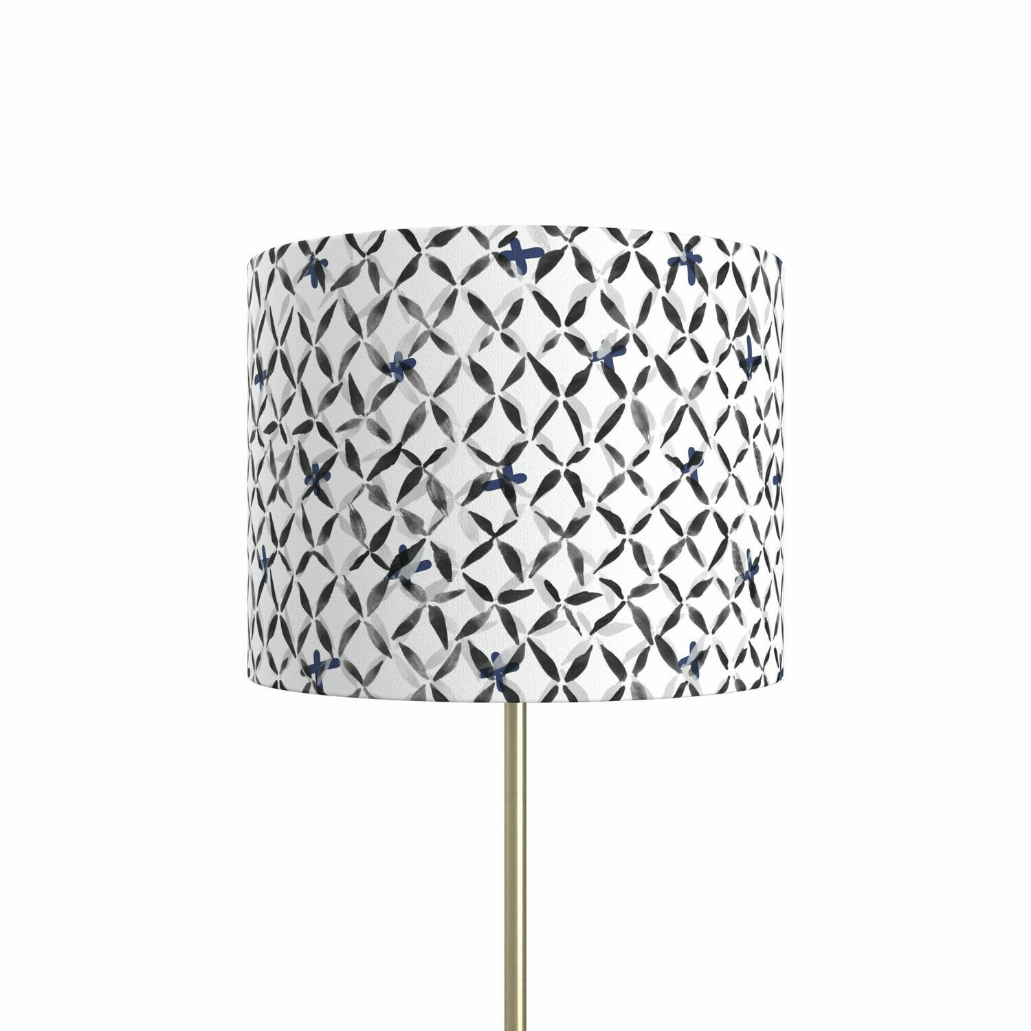 Handcrafted Linen Cotton Lampshade in Chainlink | Dusk- Custom Montreal Design