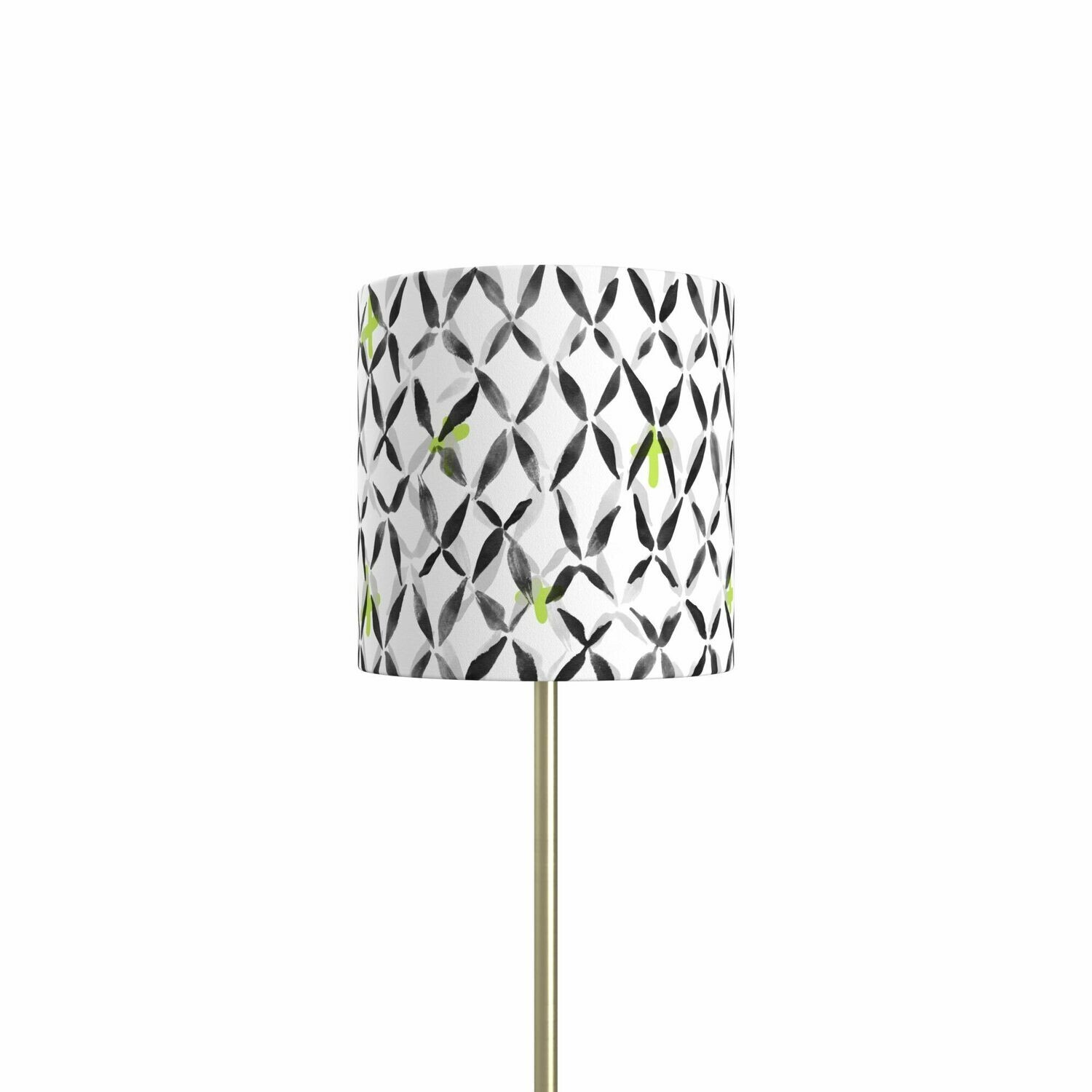 Handcrafted Linen Cotton Lampshade in Chainlink | Dawn- Custom Montreal Design