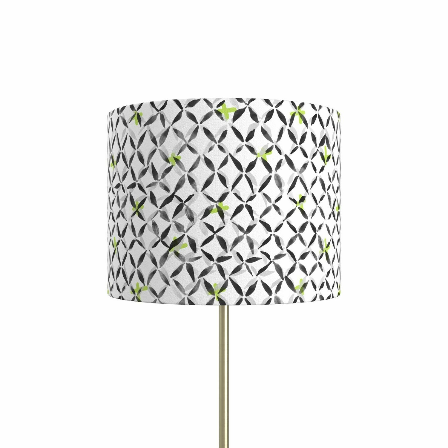 Handcrafted Linen Cotton Lampshade in Chainlink | Dawn- Custom Montreal Design