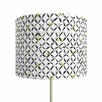 Handcrafted Linen Cotton Lampshade in Chainlink | Dawn- Custom Montreal Design