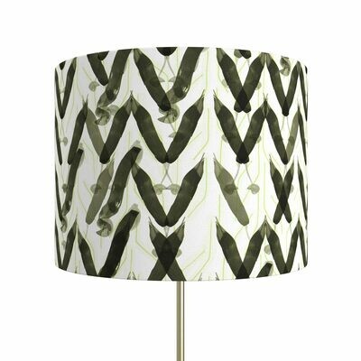 Handcrafted Linen Cotton Lampshade in Milkweed | Dusk- Custom Montreal Design