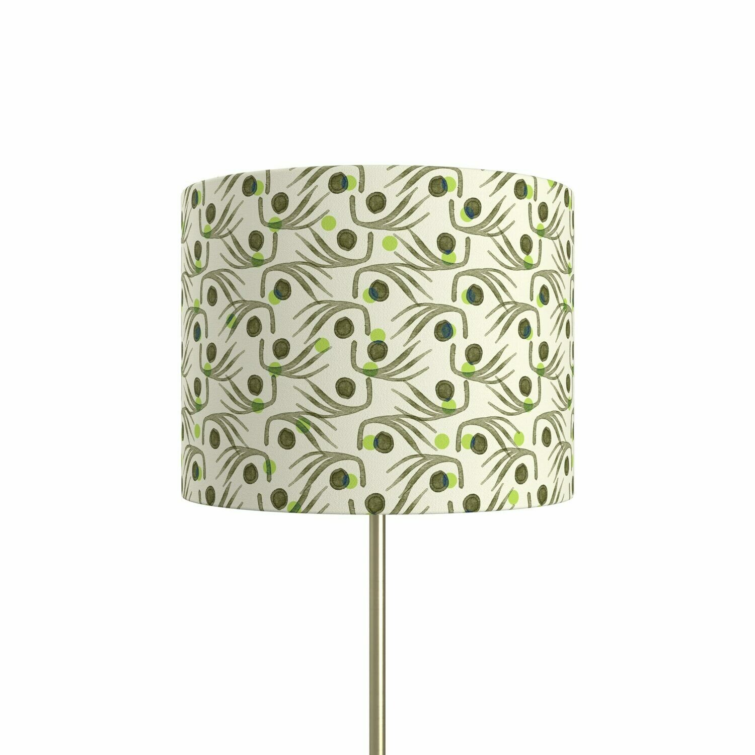 Handcrafted Linen Cotton Lampshade in Whiskers | Dusk- Custom Montreal Design