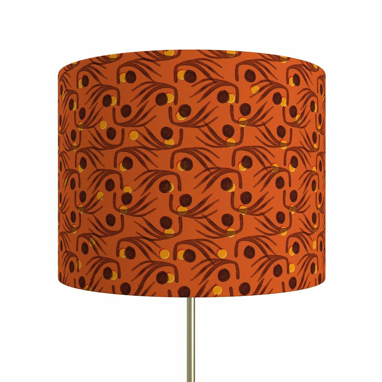 Handcrafted Linen Cotton Lampshade in Whiskers | Dawn- Custom Montreal Design