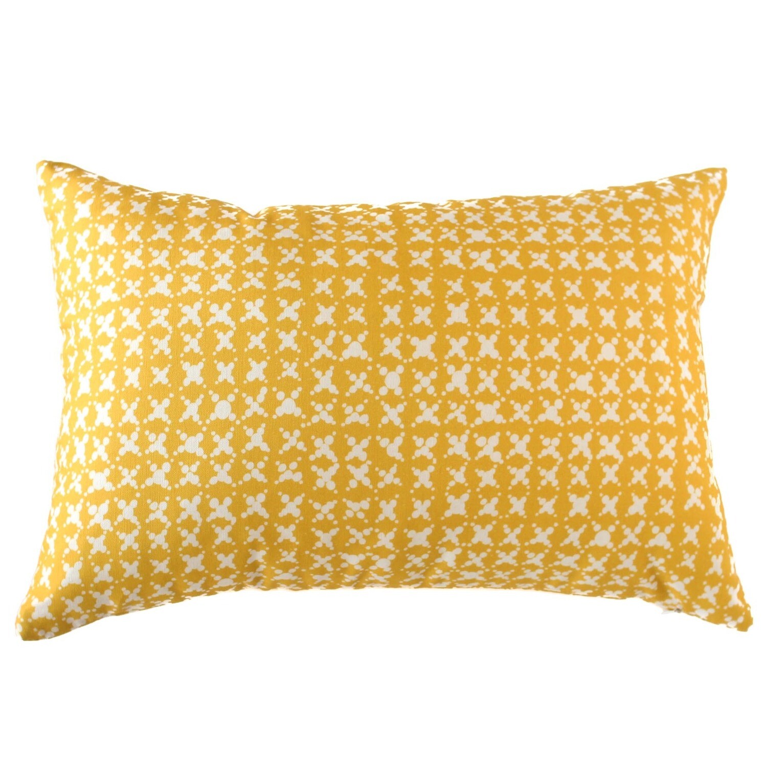 Linen Cotton Decorative Pillow - Smatte | Citron Pattern - Handcrafted Montreal