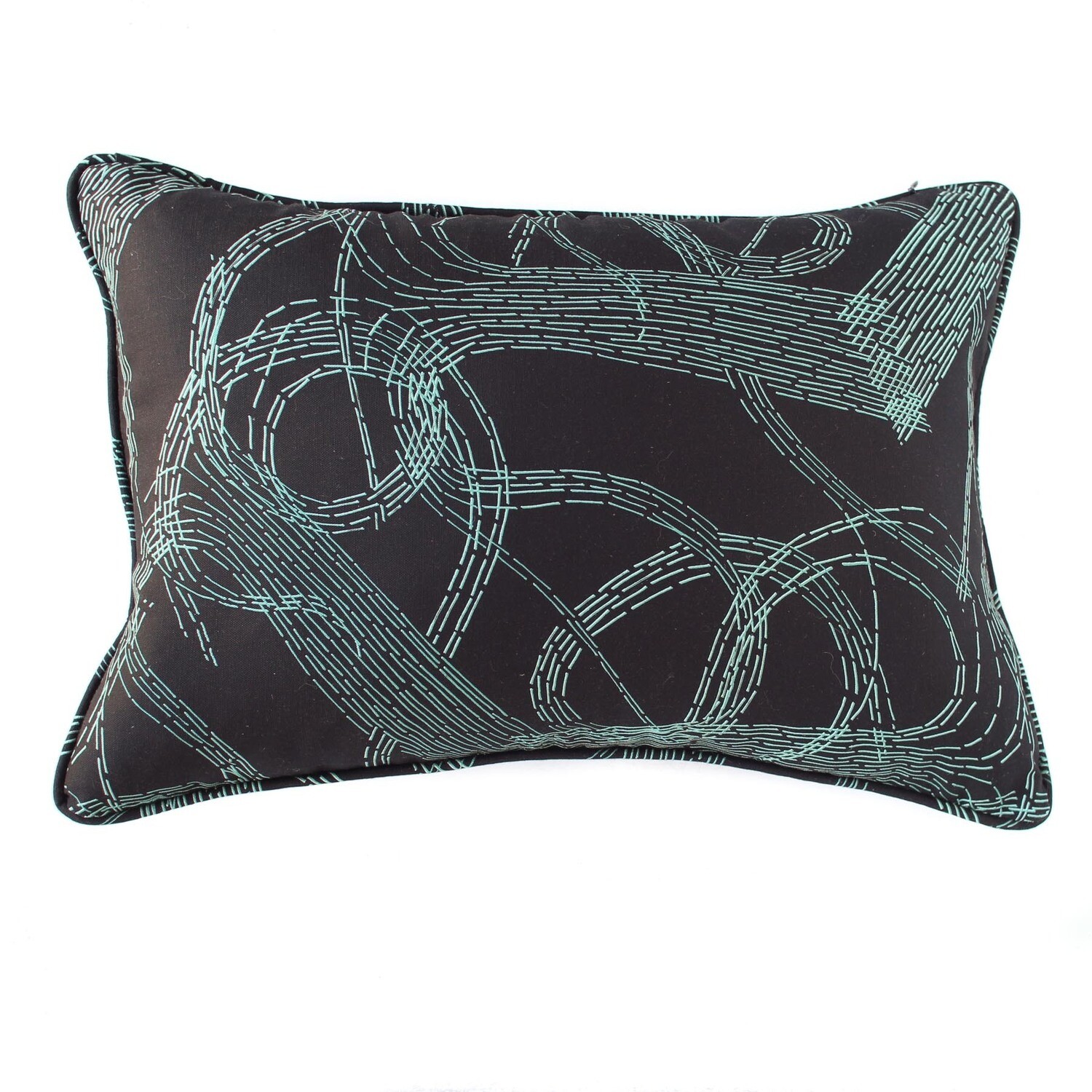 Linen Cotton Decorative Pillow - Swell | Forest Pattern - Handcrafted Montreal