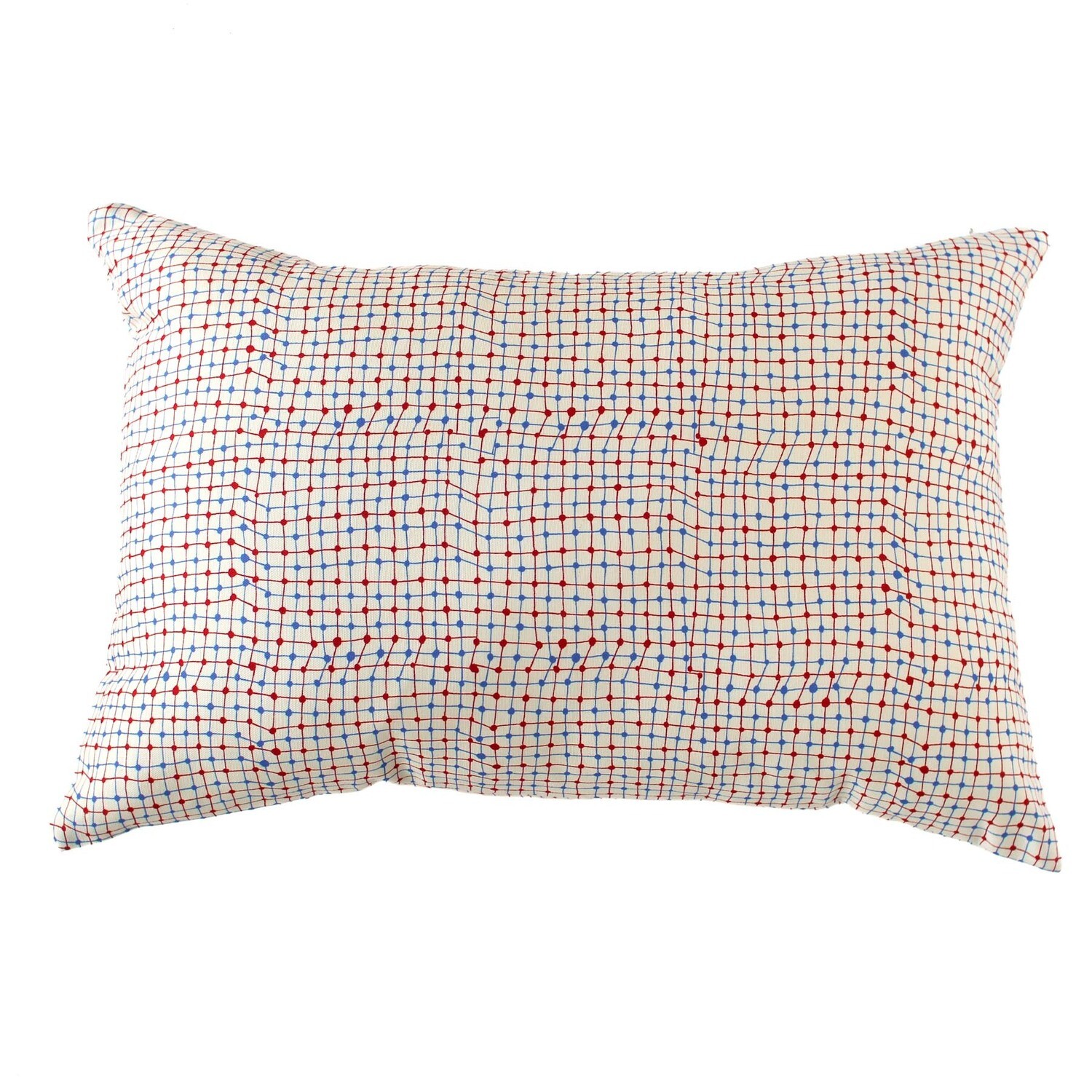 Linen Cotton Decorative Pillow - Trapeze | Gumball Pattern - Handcrafted Montreal