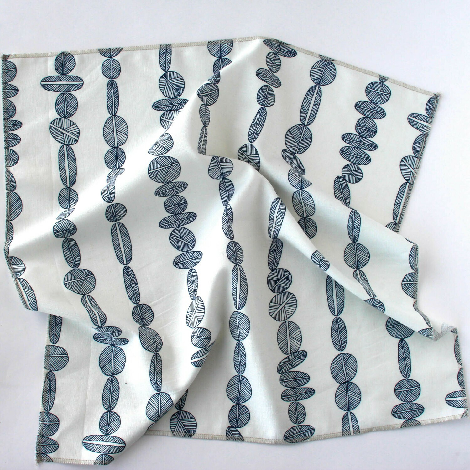 Handcrafted Linen Cotton Lampshade in Flint | Navy- Custom Montreal Design