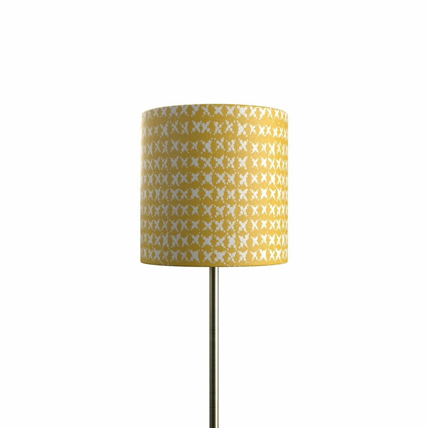 Handcrafted Linen Cotton Lampshade in Smatte | Citron- Custom Montreal Design