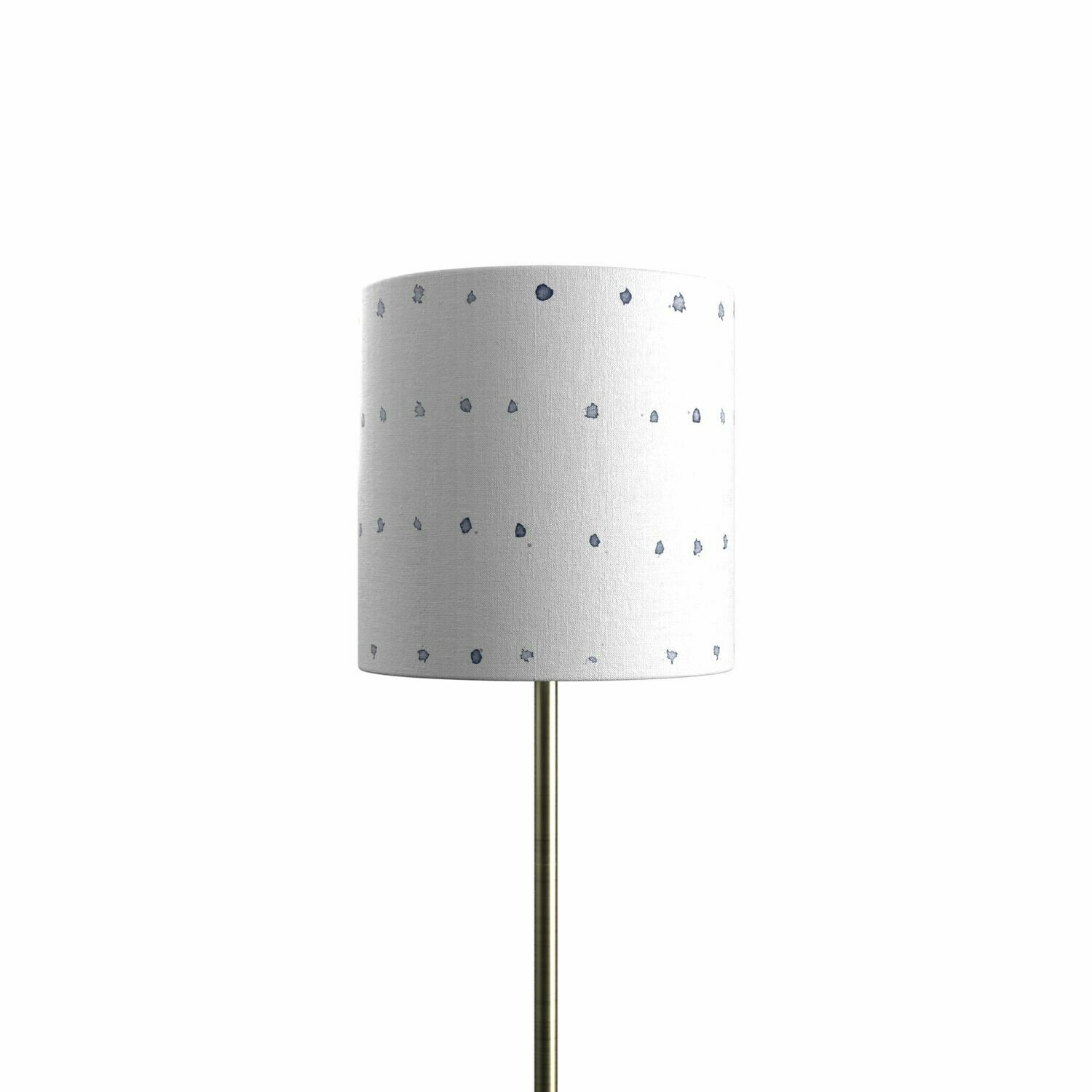 Handcrafted Linen Cotton Lampshade in Dose | Navy- Custom Montreal Design