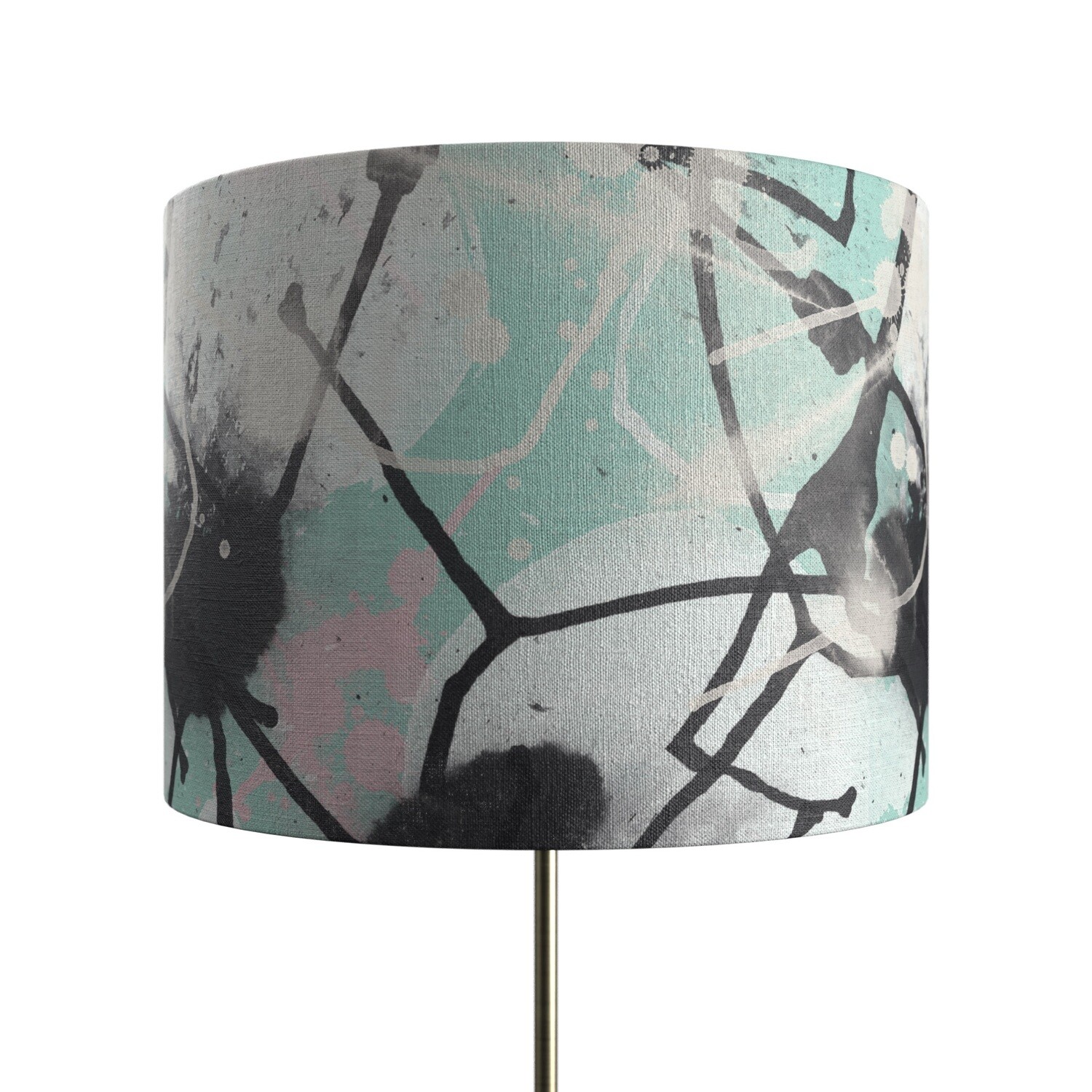 Handcrafted Linen Cotton Lampshade in Suss | Mint- Custom Montreal Design
