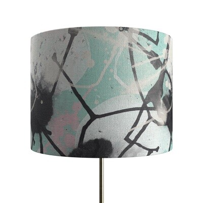 Handcrafted Linen Cotton Lampshade in Suss | Mint- Custom Montreal Design