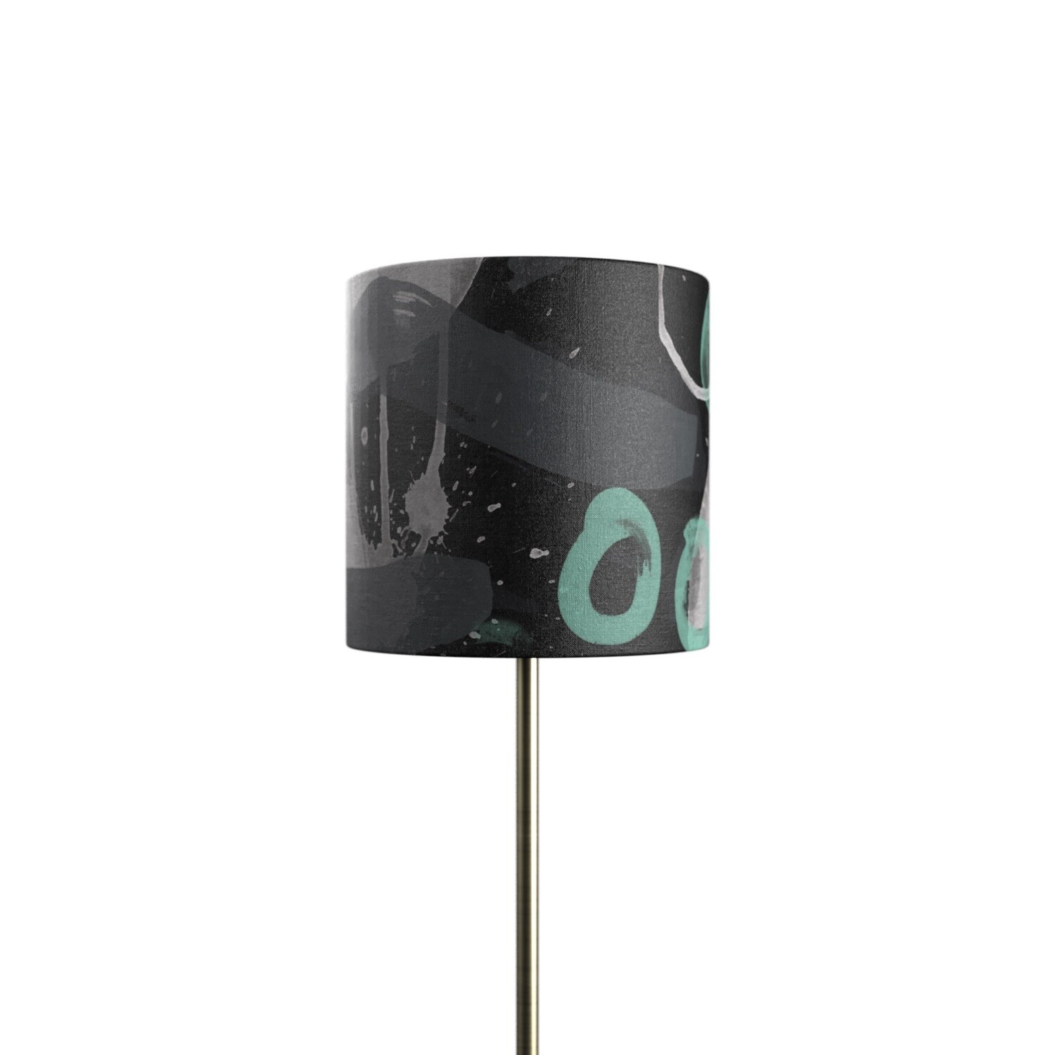 Handcrafted Linen Cotton Lampshade in Swim | Forest- Custom Montreal Design