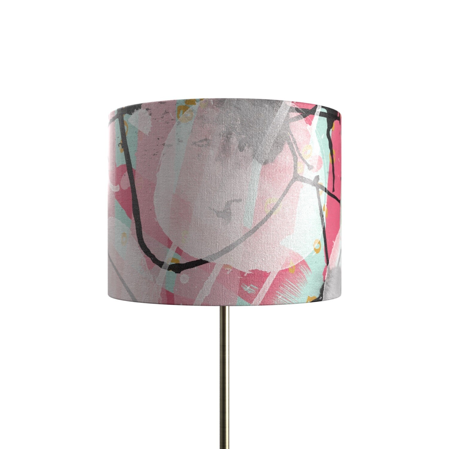 Handcrafted Linen Cotton Lampshade in Fritz | Gumball- Custom Montreal Design