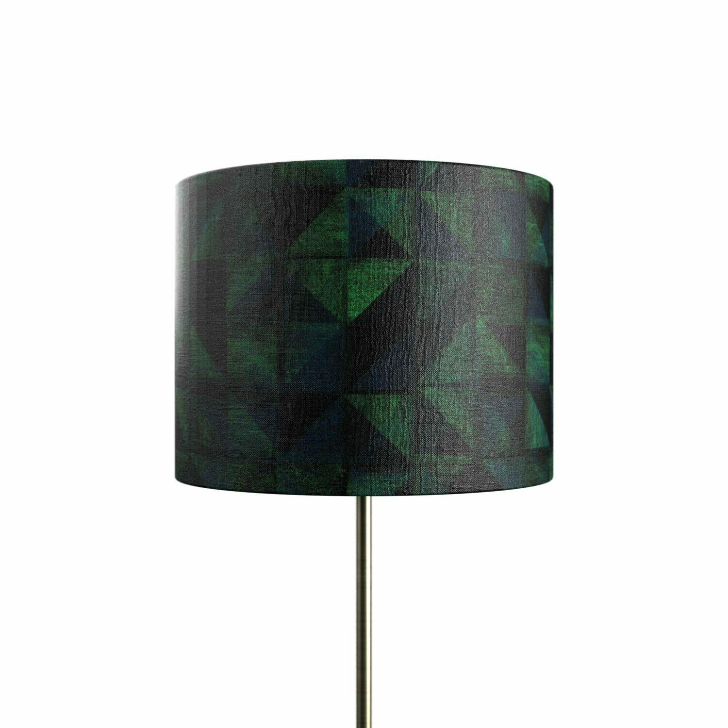 Handcrafted Linen Cotton Lampshade in Tile | Forest- Custom Montreal Design