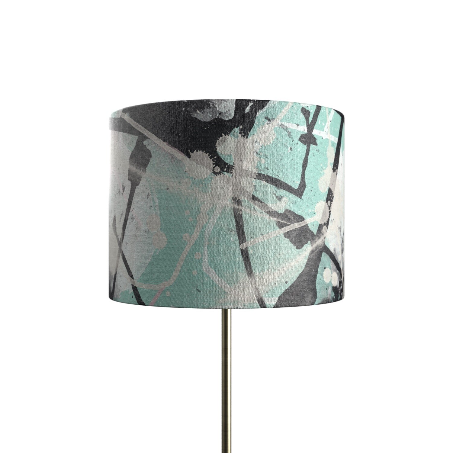Handcrafted Linen Cotton Lampshade in Suss | Mint- Custom Montreal Design