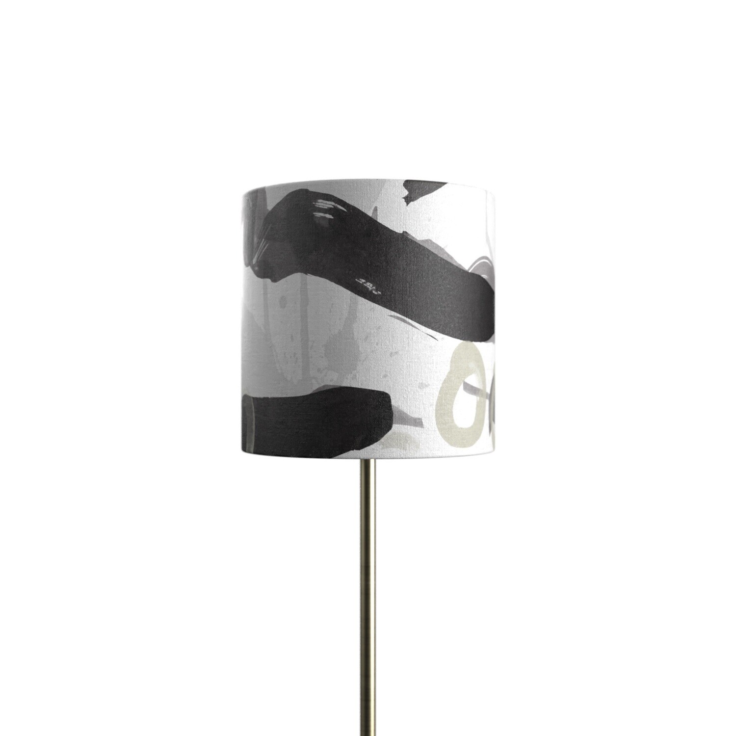 Handcrafted Linen Cotton Lampshade in Swim | Cream- Custom Montreal Design