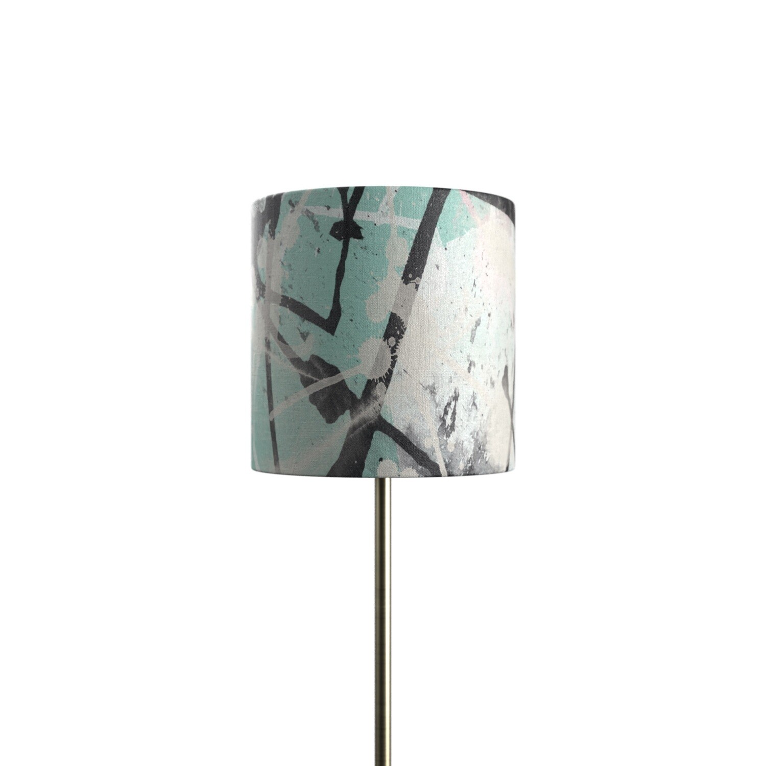 Handcrafted Linen Cotton Lampshade in Suss | Mint- Custom Montreal Design